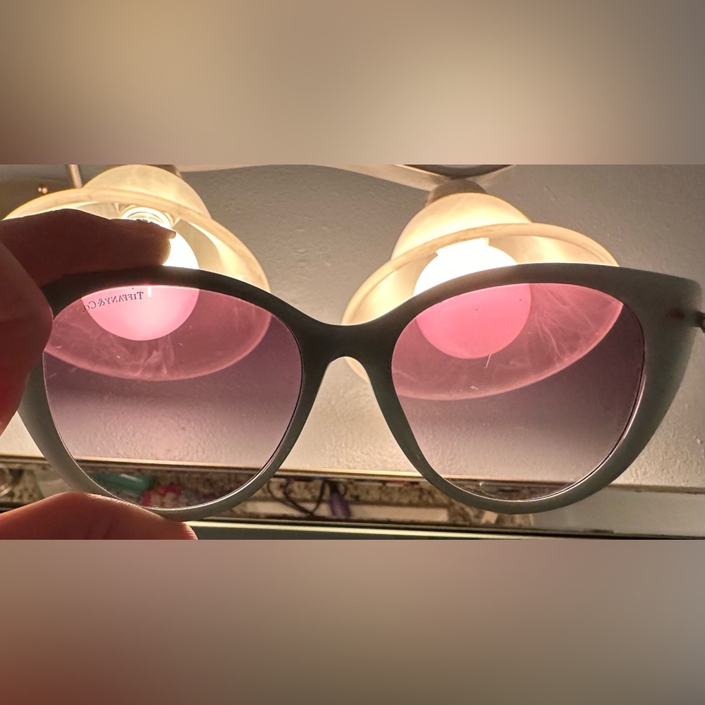 Tiffany & Co. Blue Black Crystal Sunglasses TF 4143-B RARE RETIRED - Picture 10 of 10